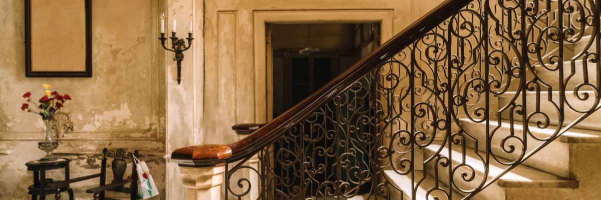 Staircase of a Colonial Villa in Havana, Cuba
